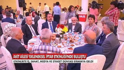 Akit ailesi iftarda buluştu