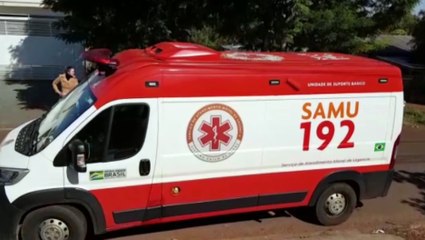 Mulher pelo socorrida pelo Samu no Bairro Alto Alegre