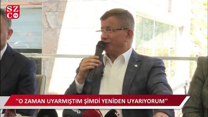 Davutoğlu: Ülkede iki grup ortaya çıktı