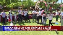 Bakan Selçuk öğrencilerle pedal çevirdi