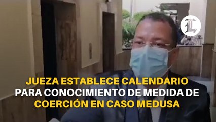 jueza establece calendario para conocimiento de medida de coerción en caso Medusa