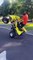 Man on Yellow Four-Wheeler Pulls Impressive Stunts