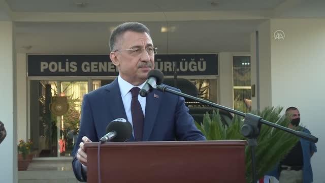 Son dakika: Cumhurbaşkanı Yardımcısı Oktay: Kıbrıs Türkü'nün geleceğe güvenle bakarak yaşaması için çabalarımızı sürdüreceğiz
