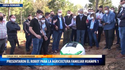 Presentaron el robot para la Agricultura Familiar- Arce