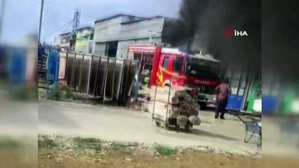 Başkent’te sanayi sitesinde çıkan yangın hasara neden oldu