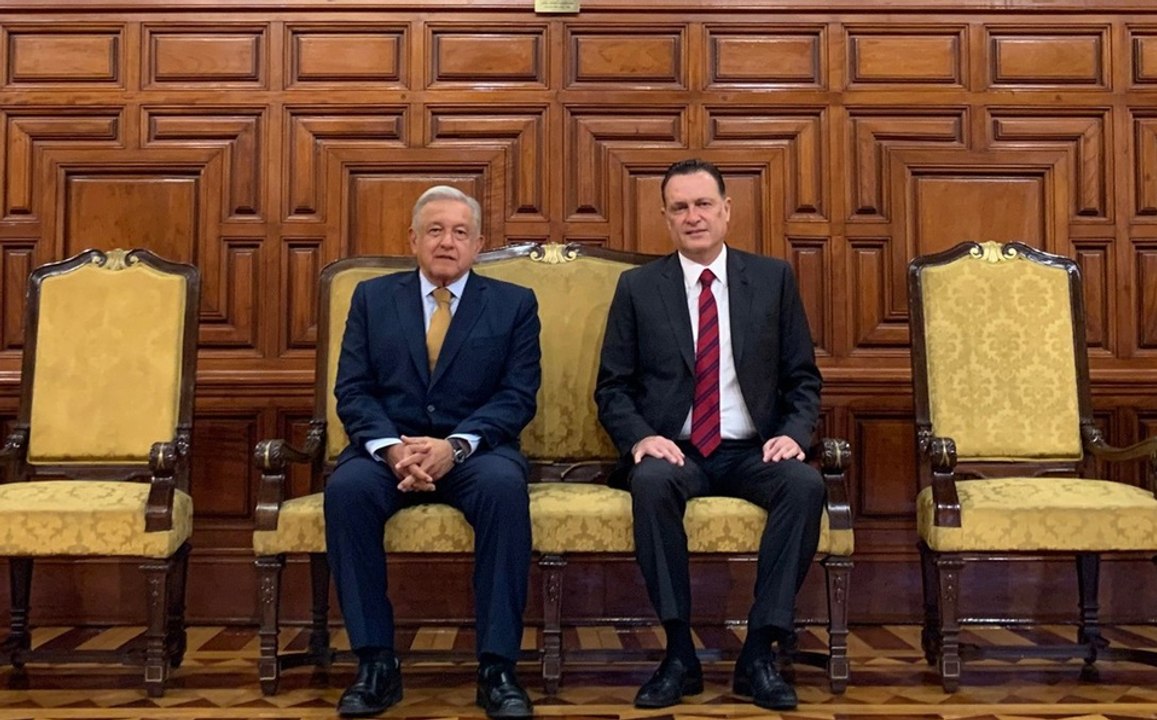 AMLO se reúne con gobernadores electos de Nuevo León y Querétaro