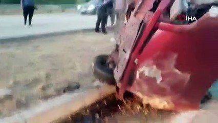 Tokat’ta hafif ticari araç devrildi: 2 ölü, 2 yaralı