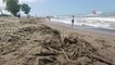 Sağanak yağış ve şiddetli rüzgar Karasu sahilini de etkiledi