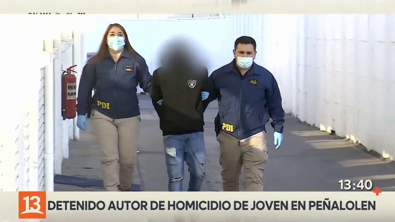 Venezolano detenido por homicidio de joven en plaza de Santiago - T13