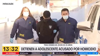 Venezolano detenido por homicidio de joven en plaza de Santiago - TVN