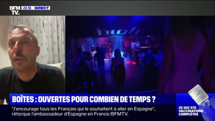 Jean Roch sur la réouverture des boîtes de nuit: "La jeunesse sera de nouveau encadrée par des professionnels"