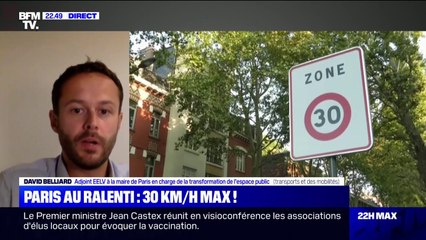 David Belliard sur les 30km/h à Paris: "Diminuer la vitesse, c'est plus de sécurité"