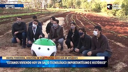 Presentaron el Robot Huampa 1 pensado para la agricultura familiar