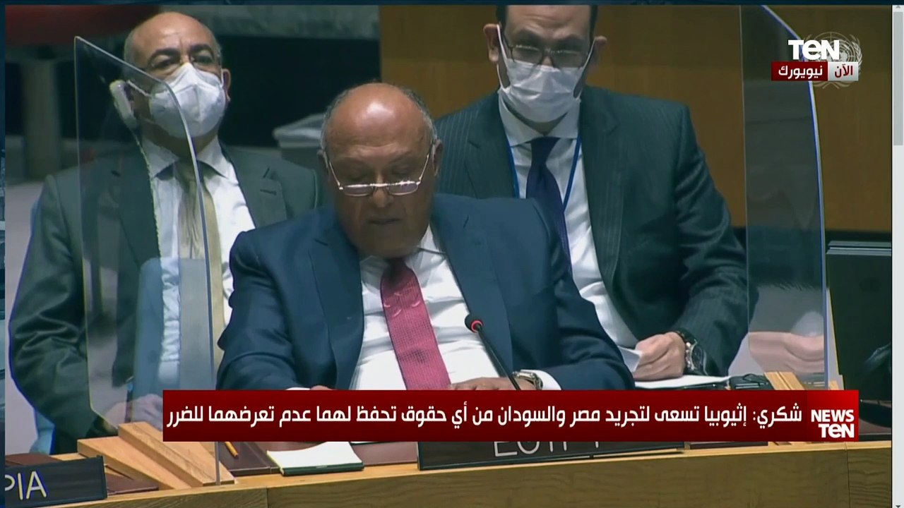 "رفضت كل مقترحات مصر والسودان".. الوزير سامح شكري يحسم الجدل في مجلس الأمن بشأن المفاوضات مع إثيوبيا