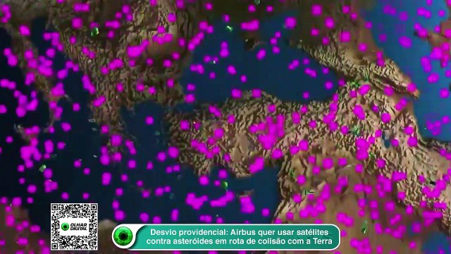 Desvio providencial- Airbus quer usar satélites contra asteróides em rota de colisão com a Terra