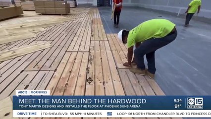 Meet the man behind the hardwood on the Suns court