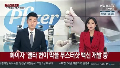 화이자-바이오엔테크, 델타 변이 막을 부스터샷 개발중