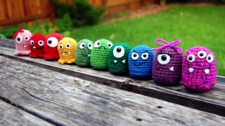 Crochet Amigurumi Baby Monsters With Craftyiscool / Magic Ring Tutorial