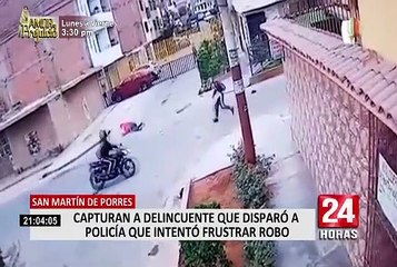 Cae presunto ladrón que disparó contra policía que intentó frenar robo en SMP