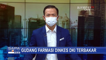 Gudang Farmasi Dinkes DKI Jakarta Terbakar, 17 Mobil Damkar Dikerahkan