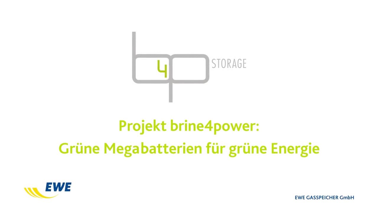 Die Größte Batterie der Welt: Brine4Power | EWE Gasspeicher