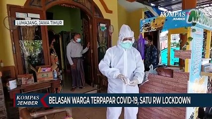 Belasan Warga Terpapar Covid-19, 1 RW di Lumajang Lockdown