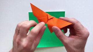 How To Make An Origami Butterfly - Kami Wishes Project (With Audio And Subtitles)