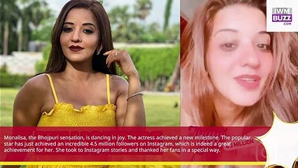 Monalisa turns a millionaire, thanks fans in special way