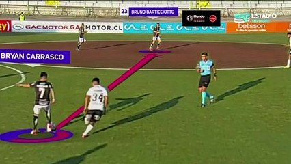 Gol Bruno Barticciotto a Colo Colo