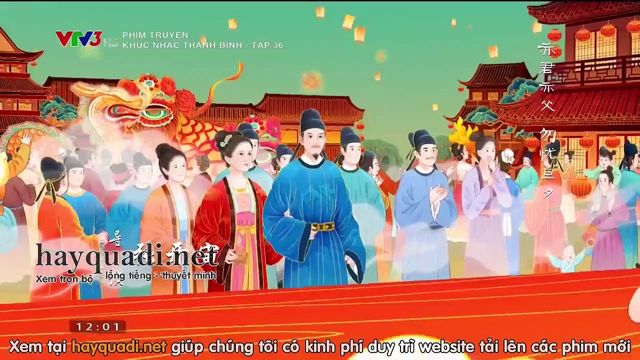 khúc nhạc thanh bình tập 36 - VTV3 thuyết minh - Phim Trung Quốc - cô thành bế - xem phim khuc nhac thanh binh tap 37