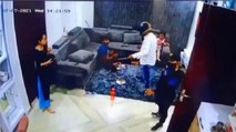 Caught on Cam: Robbers loot family at gunpoint