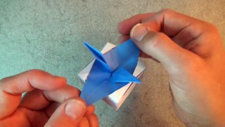 Origami Bird In A Nest Gift Box