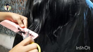 I made my mom's hair cut for Lockdown's | Hair cut at home for woman | Hair cut at home | Beauty Indian Blogger