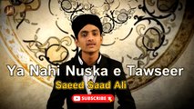 Ya Nahi Nuska e Tawseer | Naat | Prophet Mohammad PBH | Saeed Saad Ali | HD Video