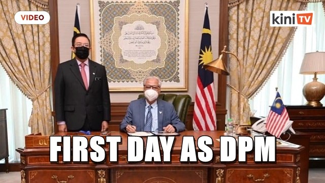 Ismail Sabri clocks in as DPM for the first time