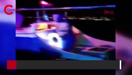 Arızalanan teknede mahsur kalan 5 kişiyi deniz polisi kurtardı