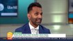 Good Morning Britain - Dr Amir Khan says he is concerned about Italian fans coming over and the possible spread of the virus. One thousand Italy supporters are to be allowed into England to go to Wembley without self-isolating