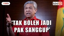 'Umno bukan dahagakan kuasa, tak boleh jadi pak sanggup,' - Zahid