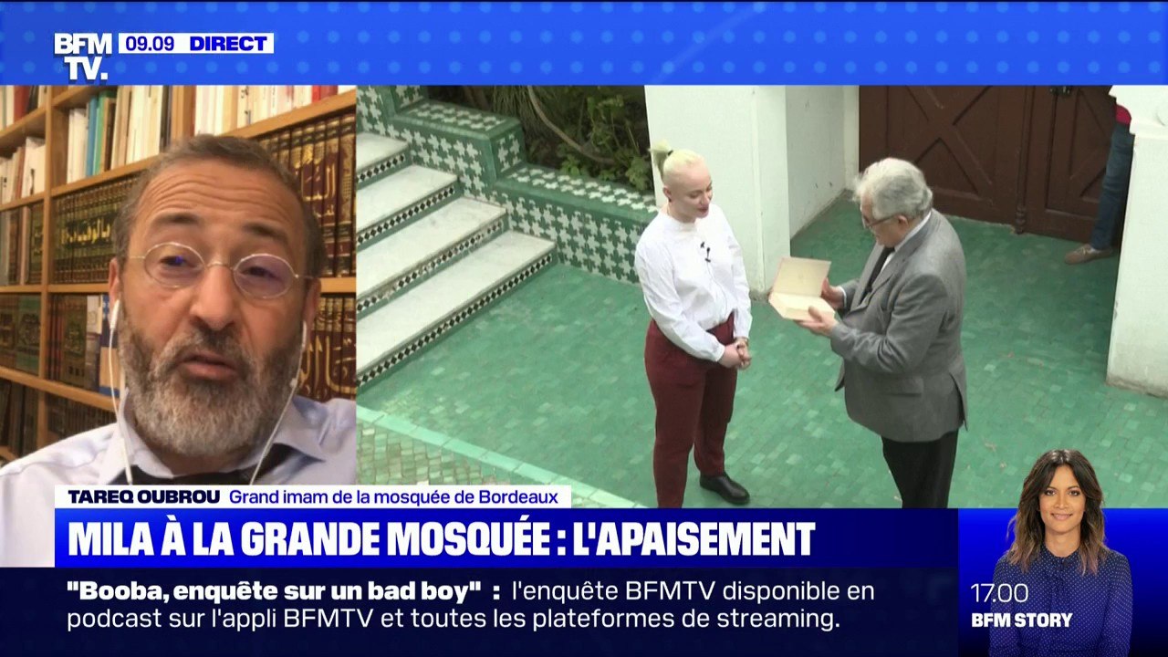 Le grand imam de la mosquée de Bordeaux salue la rencontre entre Mila et le recteur de la Grande Mosquée de Paris