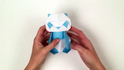 Easy Origami Panda - Easy Origami Tutorial - How To Make An Easy Origami Panda