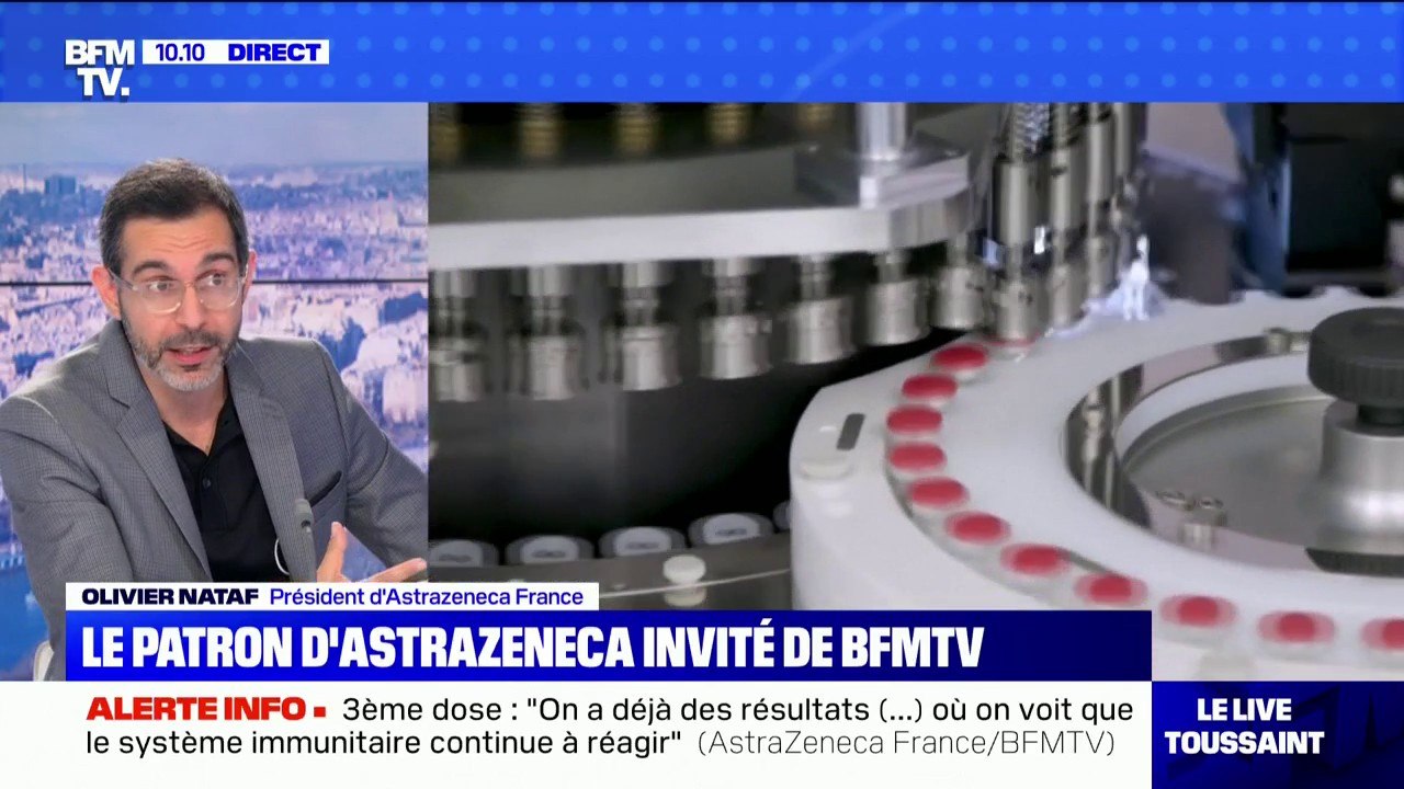 "Le vaccin AstraZenaca sauve des vies, il ne faut pas hésiter": le président d'AstraZeneca France invite à se faire vacciner