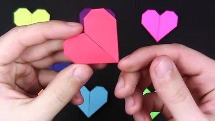 Easy Paper Heart Origami - How To Make A Paper Heart 3D - Paper Heart Diy -  video Dailymotion