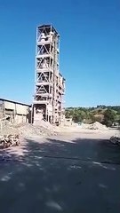 Çorum’da 64 yıllık çimento fabrikası yıkıldı