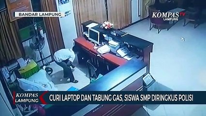 Curi Laptop dan Tabung Gas, Siswa SMP Diringkus Polisi