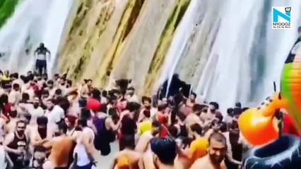 No. of visitors capped at 50 at Mussorie's Kempty falls after maskless crowd video goes viral