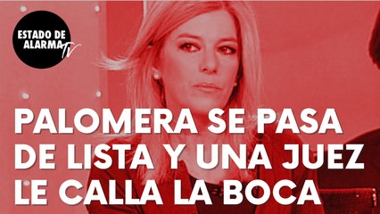 La periodista ‘progre’ Esther Palomera se pasa de lista y una jueza le calla la boca: “No lo necesito”