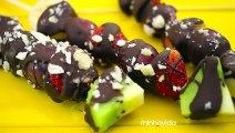 Frutas de chocolate e castanhas: uma doce saudável e funcional