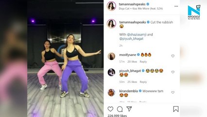 “Cut the rubbish” : Tamannaah Bhatia’s dance moves goes viral