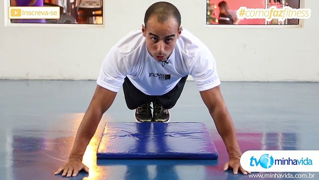 Flexão de braço: trabalhe os músculos do peito e braços