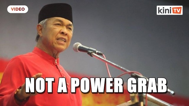 It wasn't an attempt to gain power, says Zahid